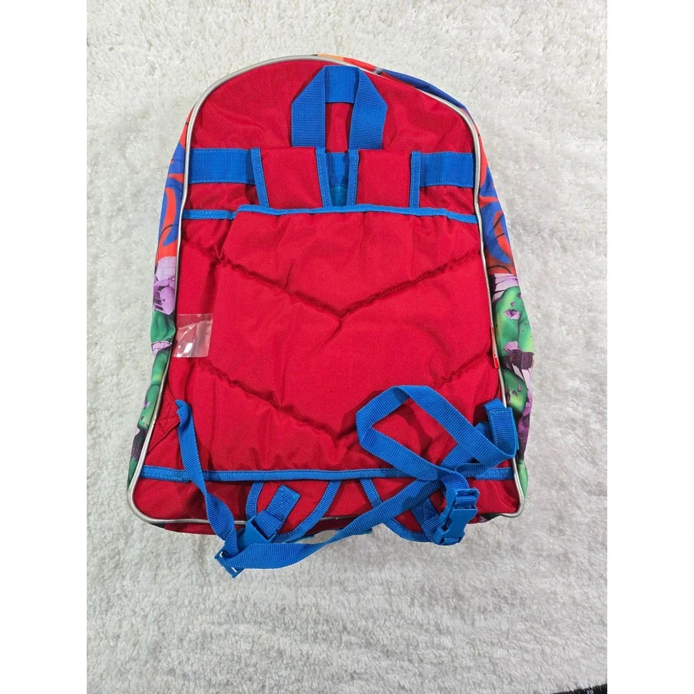 Marvel Heroes Backpack Red Spider-Man Iron Man Hulk Comic Book School Bag